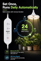 RDJ Bouns LED Grow Light for Indoor Plants, Full Spectrum (Hanging, 80W) - Image 5