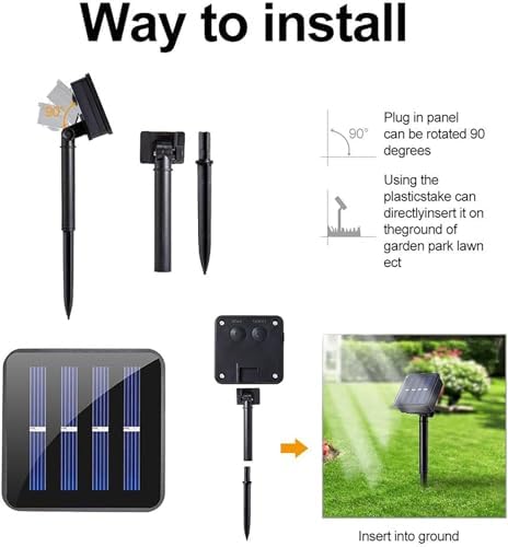 Solar Rope Lights Outdoor for Outside, Sign, Stair, Step, Yard, 10FT 3000K - Image 5