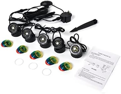 Jebao Submersible LED Pond Light with Photcell Sensor, Set of 5 - Image 7