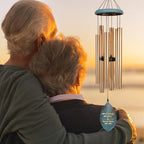 36inch Sympathy Wind Chimes Personalized, Memorial Gifts, Wind Chimes in Loving Memory of Dad/Mom, Wind Chime for Loss of Loved Mom/Dad/Son, Wind Chime Outside - Image 2