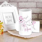 Pink Dandelion Flower Flameless LED Candles Electric Candles Set of 2 with Remote Control Timer Multicolor Light Happy Mother's Day Deor Gifts for Mom - Image 3