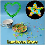 Luminous Glow-in-the-Dark Garden Stones - 100/200/300pcs Decorative Pebbles for Fish Tanks and Landscapes(Mix,100pcs) - Image 5