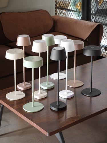 TORCHSTAR 2-Pack LED Rechargeable Table Lamps, 2700K, Beige - Image 2