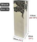 ARCVOX 2.3/2.9/3.6ft Asian Pillar Outdoor Decoration, Flower Pot Columns for Backyard, Faux Stone House Decor Sculpture, Ornament for Landscape Scene Layout (Color : Black, Size : Size XL) - Image 7