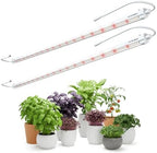 Active Grow LED Grow Light - 4FT Sun White Pro Full Spectrum T5 Strip Light - 2-Pack, 24W, IP65 Waterproof, 120-277V, Daisy Chain, Ideal for Indoor Plants, Seed Starting, Propagation & Microgreens by ActiveGrowSustainableHorticulturalLighting