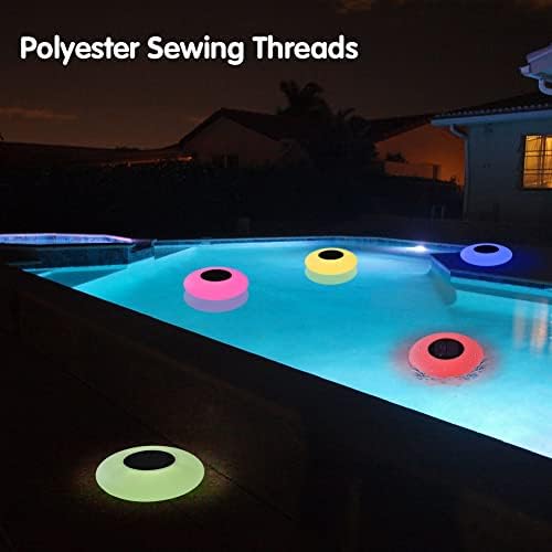 Blibly Solar LED Lights Inflatable,Swimming Pool Light Solar Floating Light Floating Pool Lights with Multi-Color LED Waterproof for Outdoor Garden (L) 1pc - Image 6