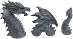 Design Toscano The Dragon of Falkenberg Castle Moat Lawn Garden Statue, 28 Inch Long, 14 Inch Tall, Cast Stone Resin, Gray Stone Finish - Image 4