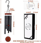 Memorial Wind Chimes for Loss of Mother or Father – Personalized Sympathy Wind Chimes for Outside, Bereavement Gifts for Loss of Loved One, Unique Outdoor Remembrance Gifts - Image 5