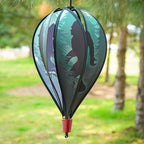 In the Breeze 0975 — Sasquatch 6-Panel Hot Air Balloon — Bigfoot Wind Spinner with Tail for Yards and Gardens… - Image 3