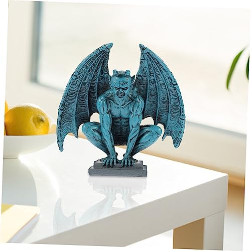 Halloween Gothic Devil Gargoyle Resin Statue for Lawn Office Decor - Image 6
