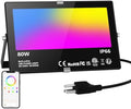 LED Flood Light Outdoor 800W Equivalent Smart RGB IP66 Landscape Lighting by Taptoron