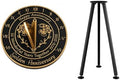 50th Golden Wedding Anniversary Sundial with Stand 50th for Couples 1976-2026 Metal Garden Decor Outdoor Indoor Sun Clock 6.5 Inch by Unknown