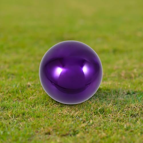 ibasenice 5.9 Inch Mirror Reflective Gazing Ball Polished Outdoor Garden Sphere Lightweight Portable Decorative Globe for Lawn and Patio - Image 5