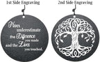 Retirement Wind Chime, Tree of Life, Inspirational Retirement Gifts for Men, Women, Teacher, Co-Worker, Employee, Nanny, Nurse (Black), NXW#303 - Image 2