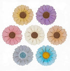 2 Pack Daisy Cement Stepping Stones 10 Inch, Heavy Duty Garden Pathway Stones, Non Slip Outdoor Walkway Decor for Yard Patio Lawn, Weather Resistant Fall Garden(Yellow) - Image 6