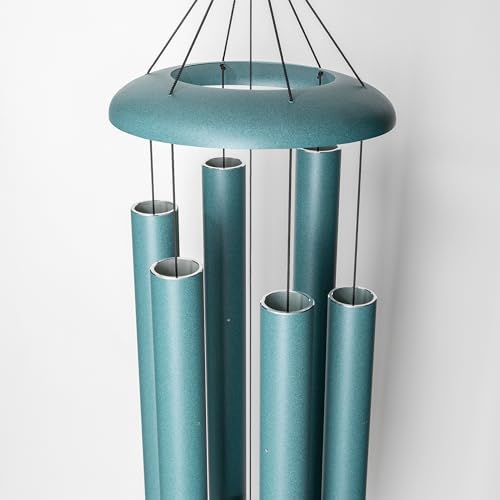 Corinthian Bells by Wind River - 65 inch Patina Green Wind Chime for Patio, Backyard, Garden, and Outdoor décor (Aluminum Chime) Made in the USA - Image 4