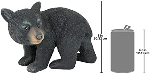 Design Toscano QM2594300 Roly-Poly Bear Cub Statue, Walking Bear,Full Color - Image 6