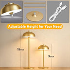 Cordless Table Lamps, Rechargeable LED Touch Lamp, Gold, 2 Pack - Image 2