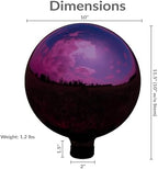 Sunnydaze 10" Handblown Glass Gazing Ball for Garden, Indoor or Outdoor Use - Image 5