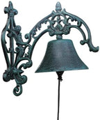 Farmhouse Dinner Iron Door Bell Hanging Decorative Bell Metal Suitable for House Yard - Image 2