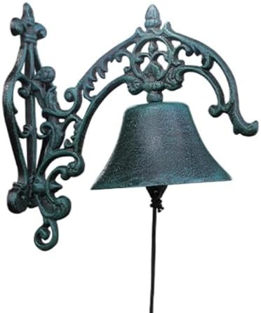 Farmhouse Dinner Iron Door Bell Hanging Decorative Bell Metal Suitable for House Yard - Image 2