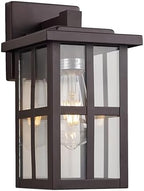MICSIU 11" Bronze Farmhouse Outdoor Wall Light Fixture 1 Pack by MICSIU