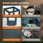 4Pack Cordless Table Lamp Rechargeable, 10" Portable Table Light - Image 4