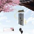 Carefree Fish Wind Chime Use Musical Wind Bell Tubes 31Inch Asian Style Family Love Garden Decor Japanese Cherry Blossom （Patent No.: US D1,104,819 S） by CarefreeFish