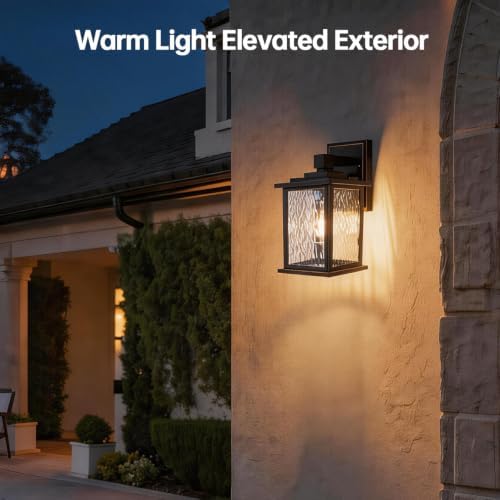 Oil-Rubbed Bronze Outdoor Wall Light, Aluminum Porch Lights Outdoor - Image 2