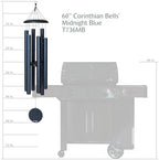 Corinthian Bells by Wind River - 60 inch Midnight Blue Wind Chime for Patio, Backyard, Garden, and Outdoor Decor (Aluminum Chime) Made in the USA - Image 6