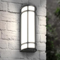 ASD 18" LED Outdoor Wall Light | Half Cylinder 3CCT, Porch Patio | Black by ASDLightingCorporation