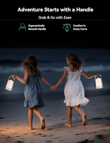 Tubicen Rechargeable Table Lamp Outdoor Portable Lantern IP44 Waterproof - Image 3