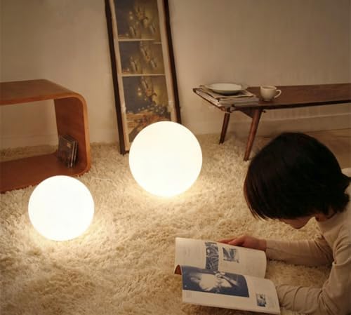 Mr.Go 6-inch RGB Color-Changing LED Globe Orb Light w/Remote Mood Lamp Ball - Image 2