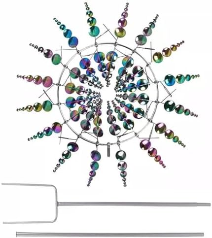 Wind Spinner, Outdoor Metal Windmill Spinner - Yard Art Spinner Wind Catchers Sculpture for Patio, Lawn & Garden Decor，Yard Garden Large Yard Art Kinetic Windmill for Outside. Size:90CMx30CM - Image 4