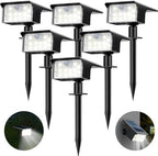 nipify 6 Pack 62 LED Solar Spot Lights Outdoor Motion Sensor with 3 Modes by Nipify