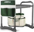 Aimerla Foldable Garden Kneeler Seat Heavy Duty [Upgraded Widened Thick Kneeling Pad] Gardening Stool with Large Tool Bags with Pockets - Portable Garden Bench Gardening Gifts for Parents by Aimerla