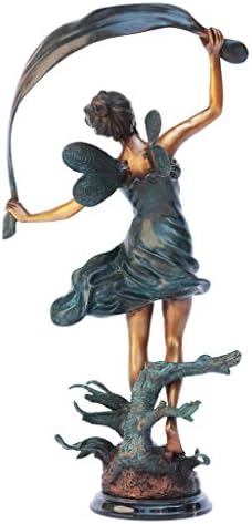Design Toscano The Dancing Fairy Bronze Garden Statue - Image 4