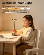LED Cordless Lamp 5000mAh Outdoor Table Lights Rechargeable Bronze - Image 2