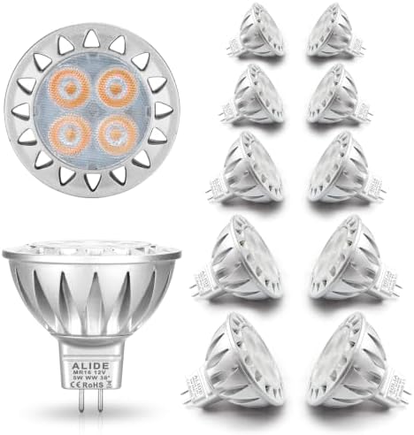 ALIDE MR16 Led Landscape Bulbs Low Voltage 12v, Replace Halogen 50W by ALIDE