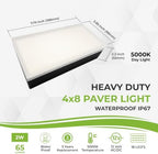 LUMENGY Paver Light 4x8 Inch (3.85 x 7.79), 5000K Daylight, Glare-Free Brick Lighting for Driveways, Walkways, Pool Decks and Patios, 12V Hardwired, IP67 Waterproof, Drive-Over Rated - Image 3