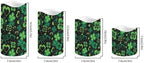 Green Leaf Flameless Candles LED Pillar Candles Battery Operated Candles with Remote and Timers Color Changing Electric Fake Plastic Candles Saint Patrick's Day Decorations - Image 2