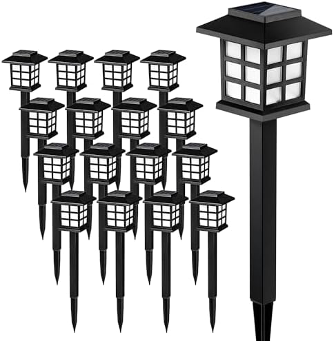 SOLPEX Solar Lights Outdoor Pathway Walkway Garden Solar Light Outside 16Pc - Image 6