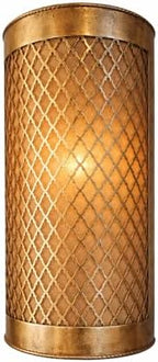 Moroccan Brass Wall Lamp Sconce Home Decor, Handmade Lighting Copper Metal Lights Turkish Lamp, Ramadan Candle Lantern, Candle Holder, Indoor Outdoor, Patio, Porch, Shelf, Garden (Prism) by Handmade