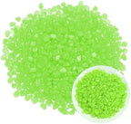 M METERXITY 3000-Pack Glow in The Dark Rocks, 0.31"-0.43" Resin Outdoor Garden Decorations Luminous Pebbles Stones for Garden Plants/Aquarium/Backyard Path, Aquarium Gravel [Green] by MMETERXITY