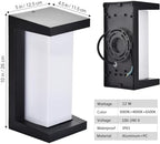 wowlite Exterior Lighting Fixtures, 3CCT LED Outdoor Wall Sconce, Black - Image 7