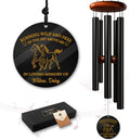 Personalized Horse Memorial Wind Chime Custom Name & Year, Sympathy Gift for Loss of Equestrian, Running Wild and Free Remembrance Windchime Outdoor Garden Decor Deep Tone by AlpadilCo