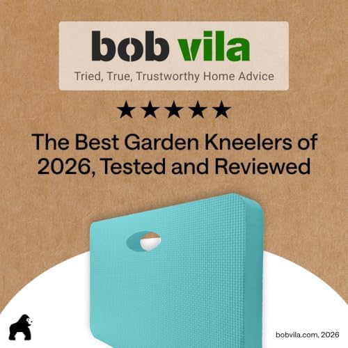 GORILLA GRIP® Extra Thick Foam Kneeling Pad for Gardening 17.5x11 Turquoise - Image 6