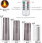 Amagic Grey Flameless Candles 9 Set, Battery Operated Halloween Candles - Image 6