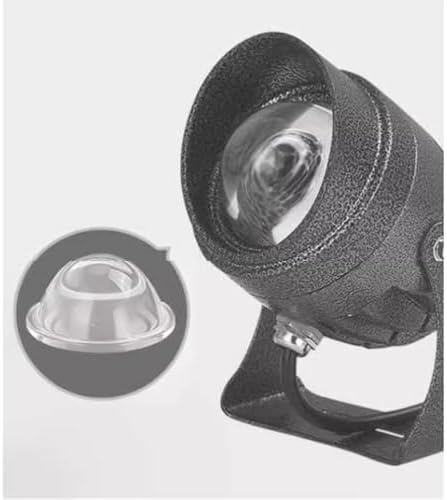 Outdoor Spot Lights - Long Distance Floodlight, 10W Rotating Narrow Spotlight Led Beam Light, IP65 Waterproof Wall Washer, Outdoor Architectural Wall Lamp LED Landscape Lighting(Yellow,A-(AC85-265V)) - Image 4