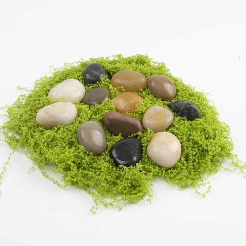 20lbs 0.5-1 Inch River Rocks, Decorative Mixed Pebbles for Garden Landscaping, Indoor Plants, Fish Tanks, Vases, and Succulents – Ideal for Home Decoration and Outdoor Gardens (Mixed, Weight: 20 LB) - Image 5